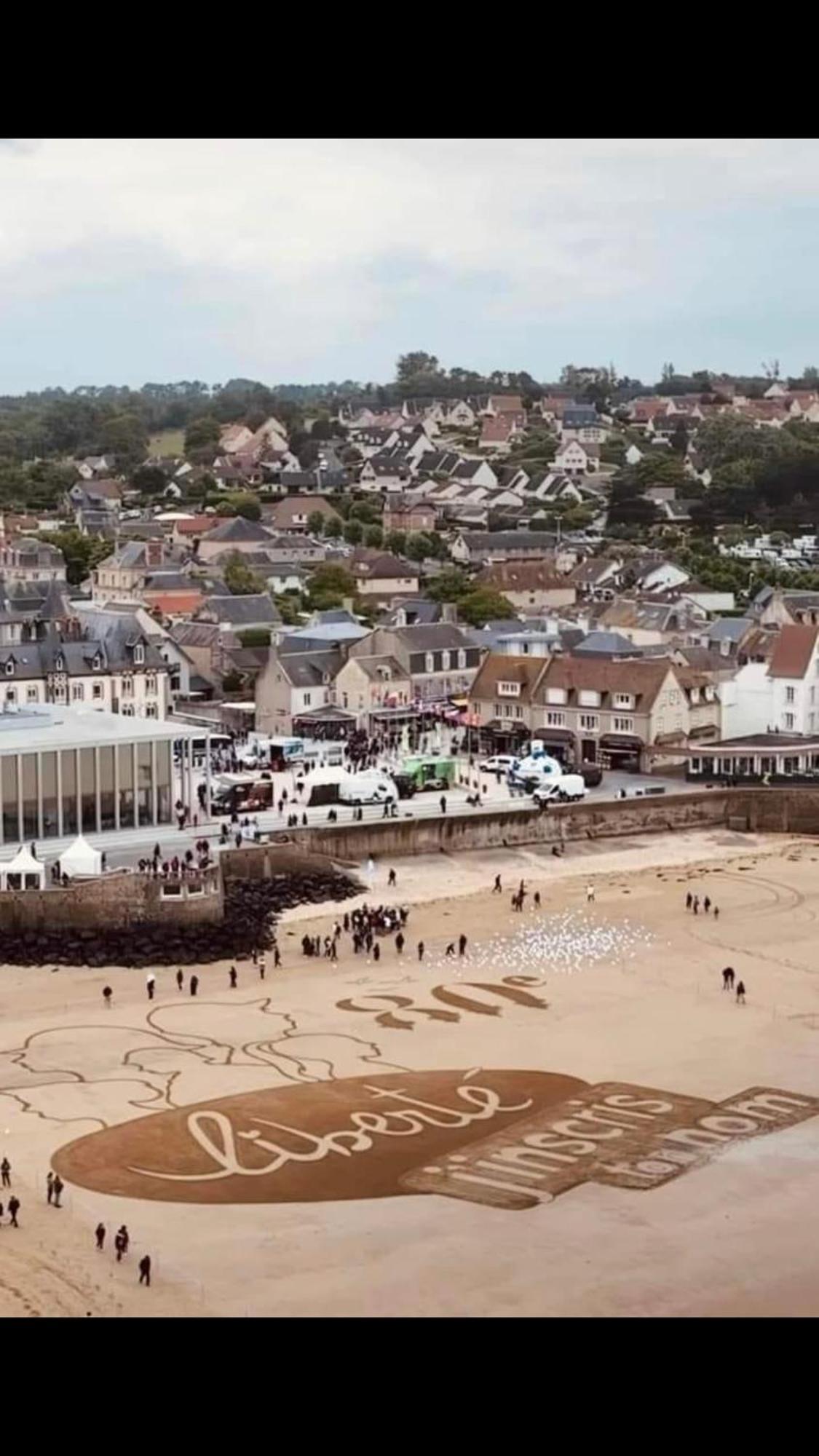 Vue Mer A Arromanches Exterior foto